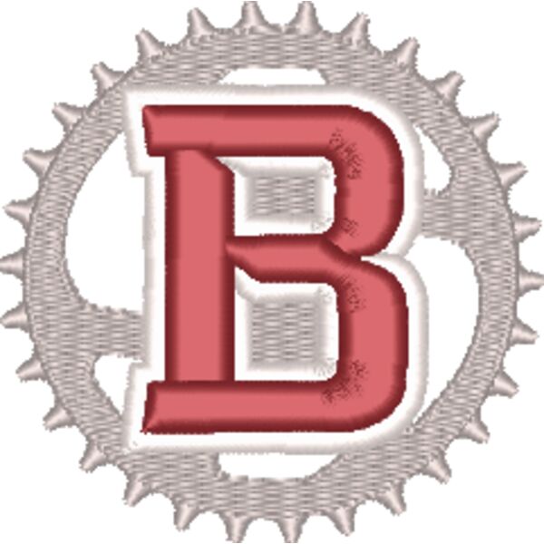 Embroidered Logo Silver Cog Thumbnail