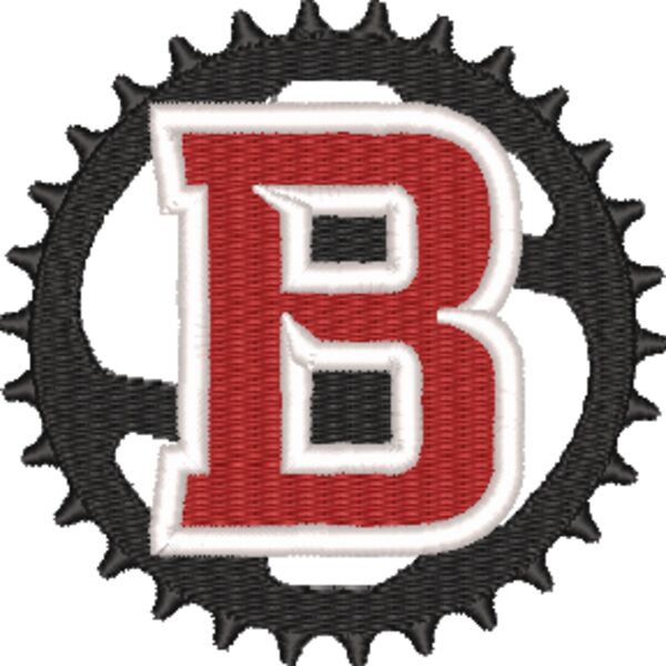 Embroidered Logo Black Cog Thumbnail