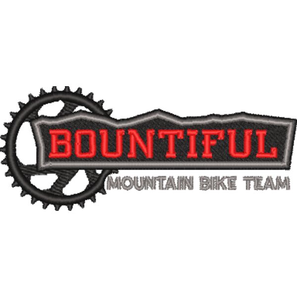 Embroidered Bountiful Red with White Trim Thumbnail